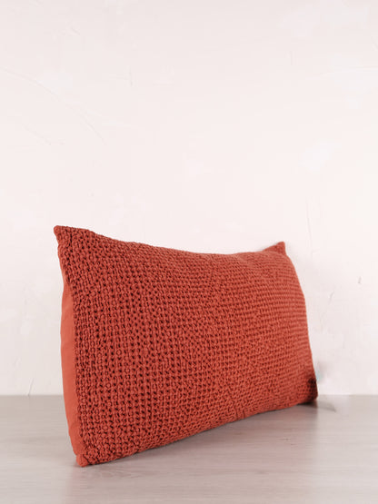 Maia Recycled Cotton Cushion - Sienne - 2 Sizes Available