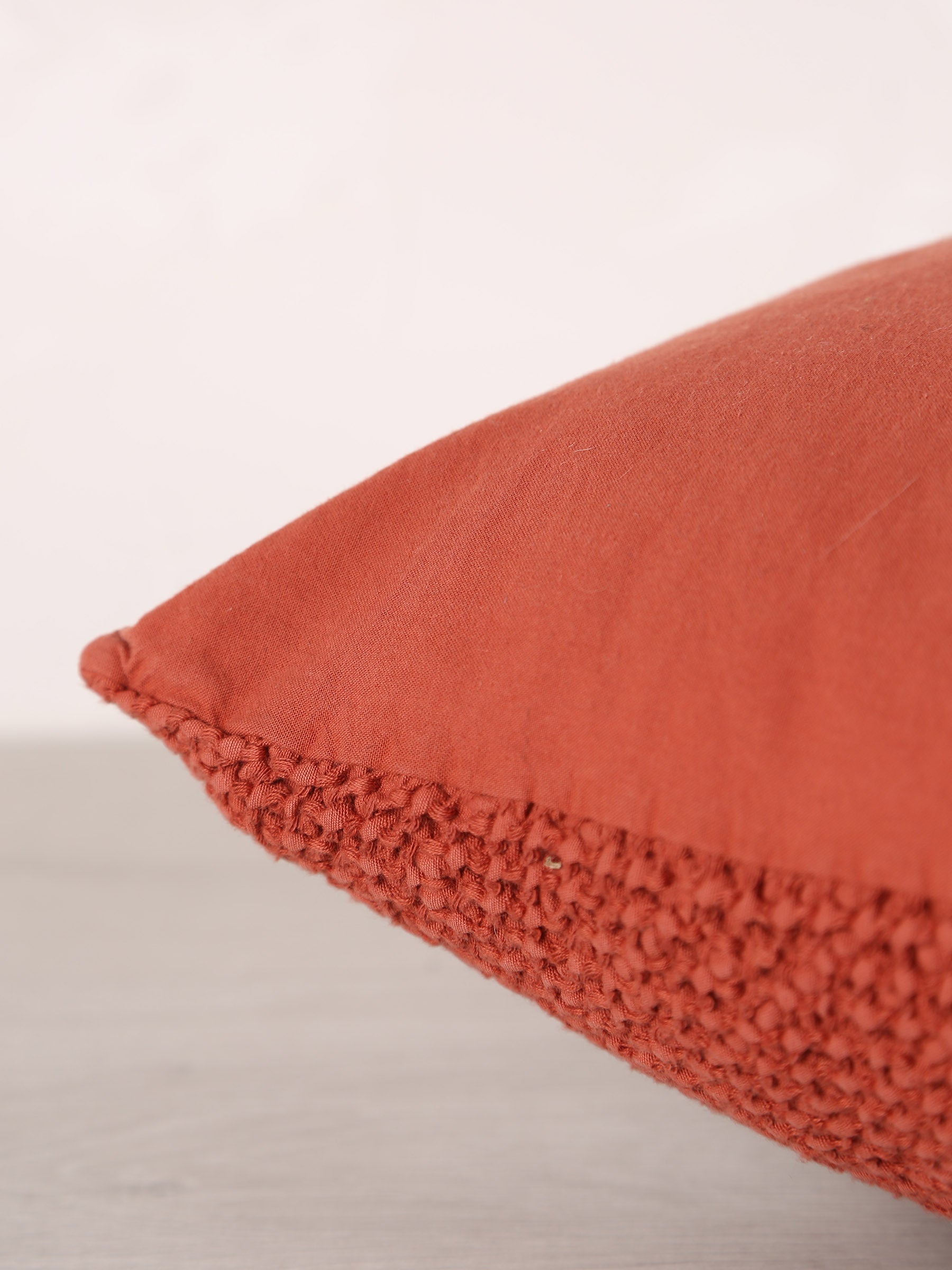 Maia Recycled Cotton Cushion - Sienne - 2 Sizes Available
