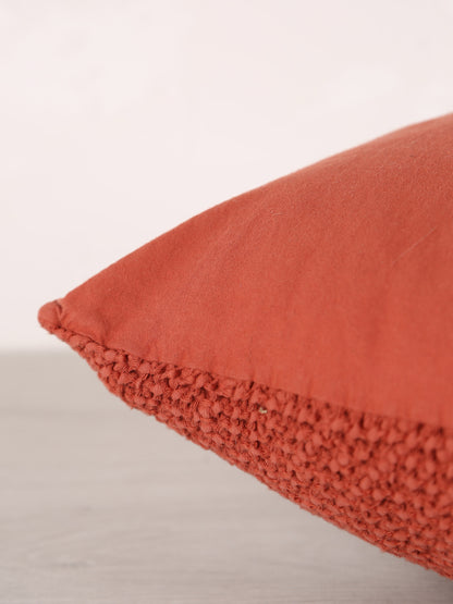 Maia Recycled Cotton Cushion - Sienne - 2 Sizes Available