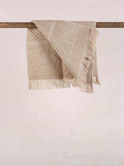 Embossed Jacquard Towel - Lin - 4 Sizes Available