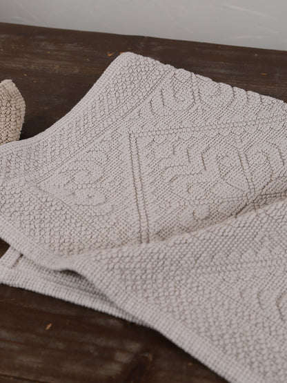 Enzo Bath Mat - Cement  - 54x64cm