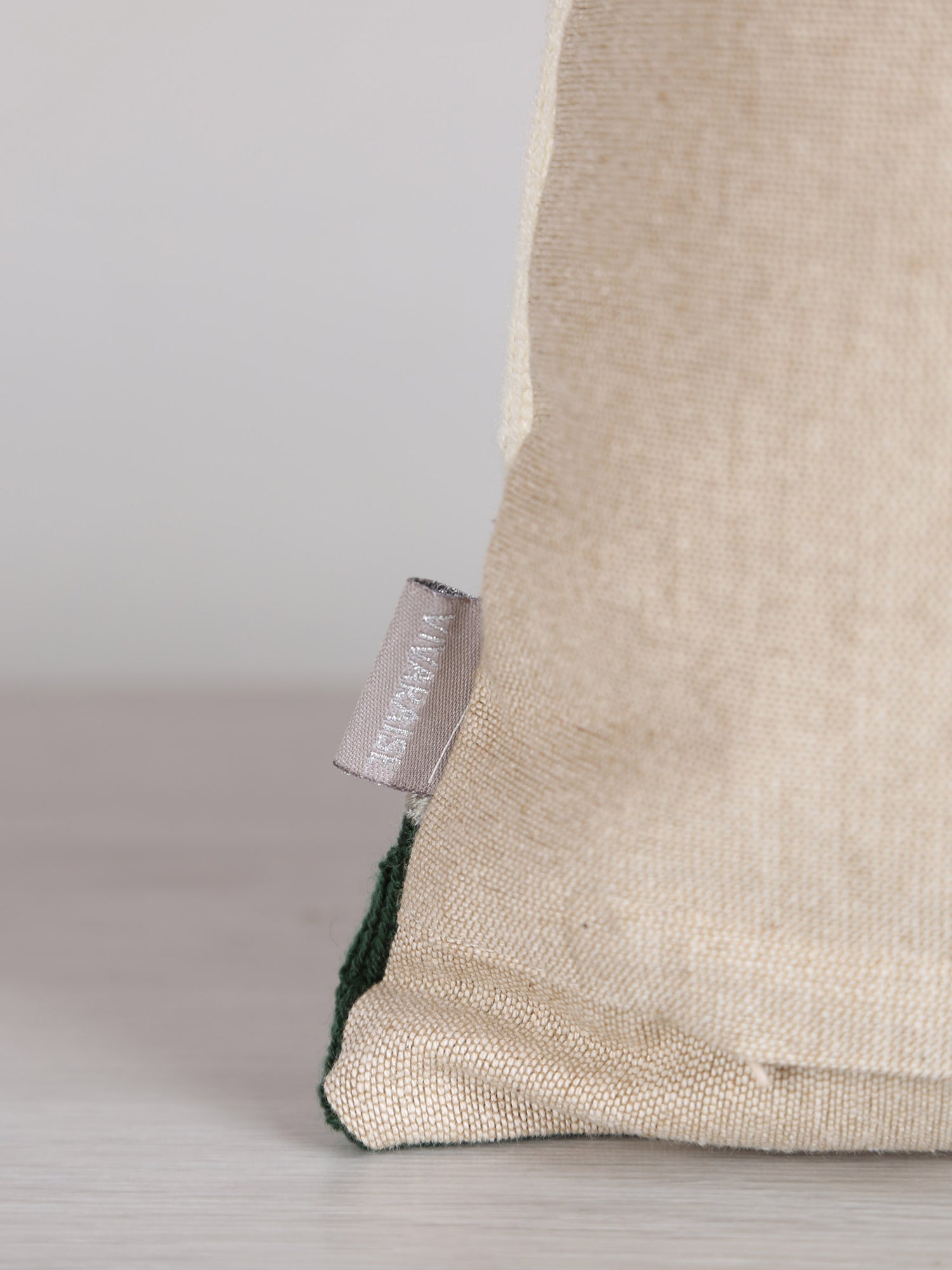 Loro Embroidered Cushion - Ciel  Rust - 45x45cm