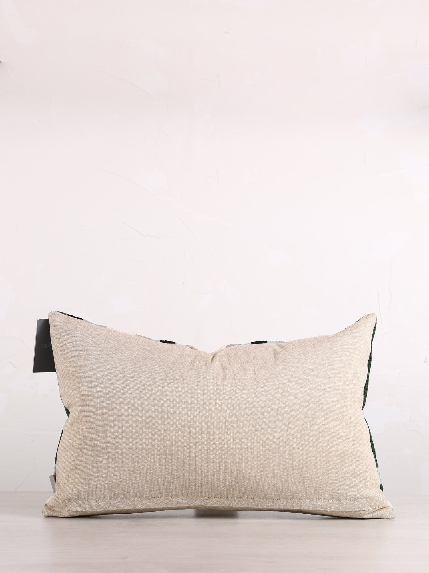 Jason Geometric Embroidered Cushion - Ciel  Rust - 30x50