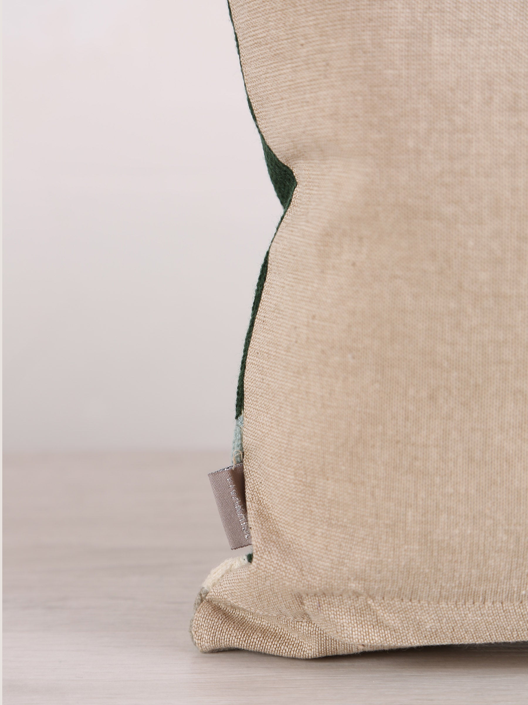 Jason Geometric Embroidered Cushion - Ciel  Rust - 30x50