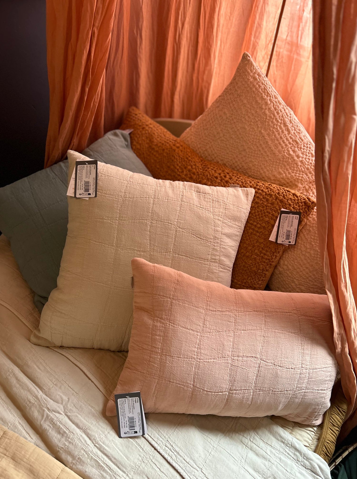 Titou Recycled Cushion Sugared Plum - 30x50cm