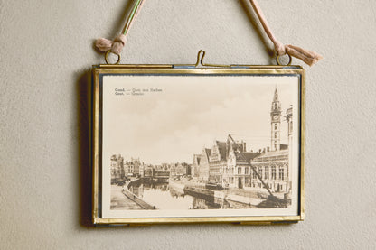 Antique Brass Kiko Frame Landscape 4 X 6 by Nkuku