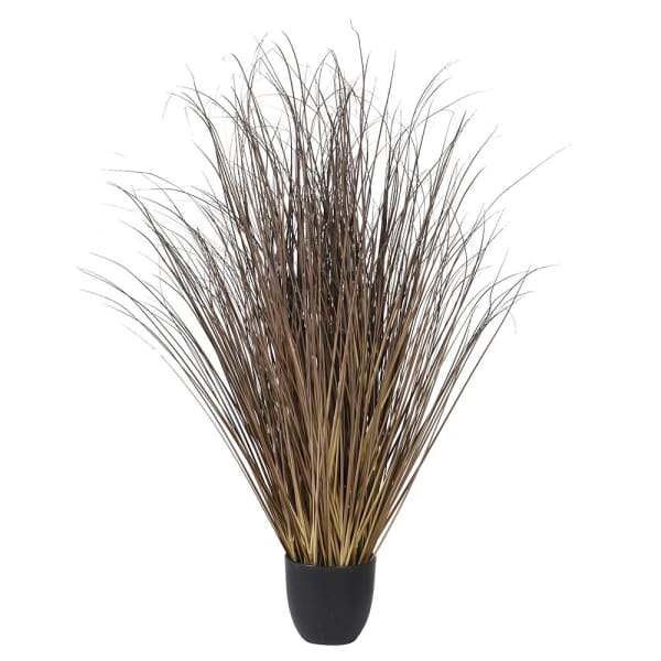 Faux Auburn Botanical Grass - Potted Plant