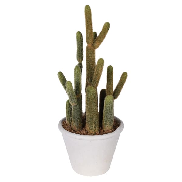 Faux Potted Cactus