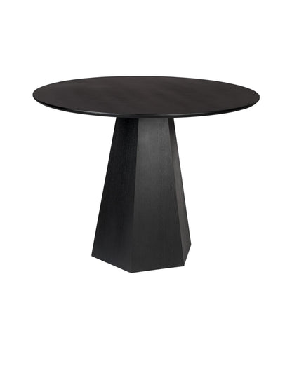 Pilar Round Dining Table - Black
