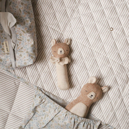 Organic Baby Rattle - Brave Bear