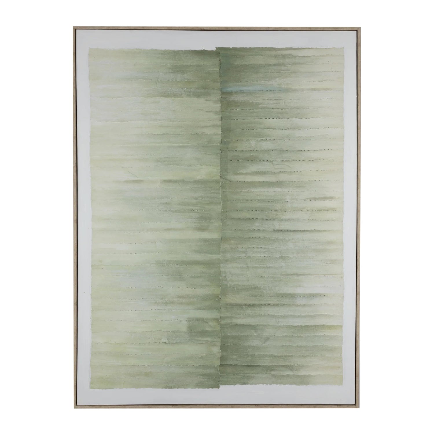 Oran - Hand Painted Abstract Artwork - Sage
