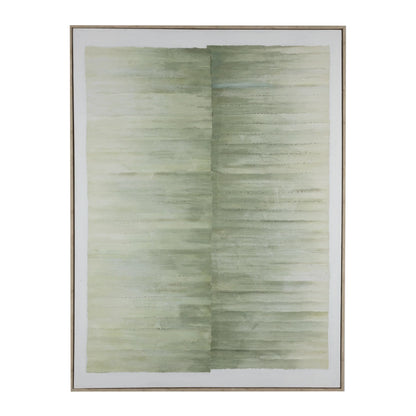 Oran - Hand Painted Abstract Artwork - Sage