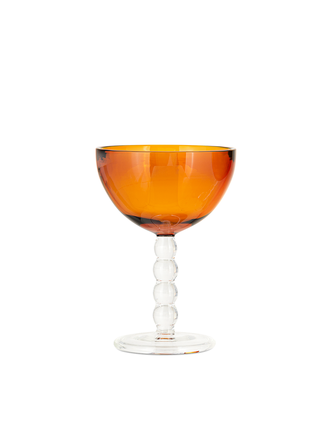 Thimma Coupe Glass Amber
