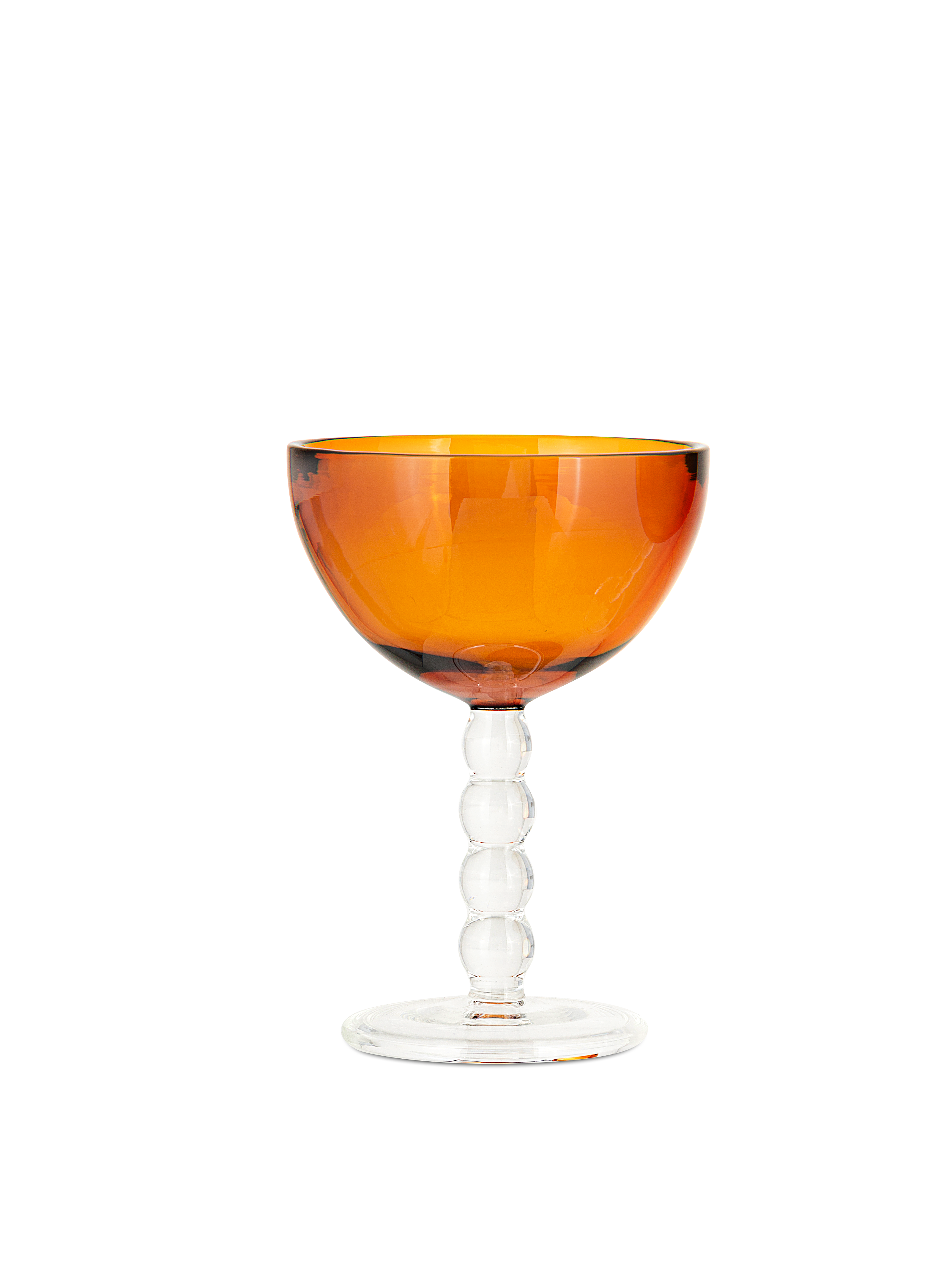 Thimma Coupe Glass Amber