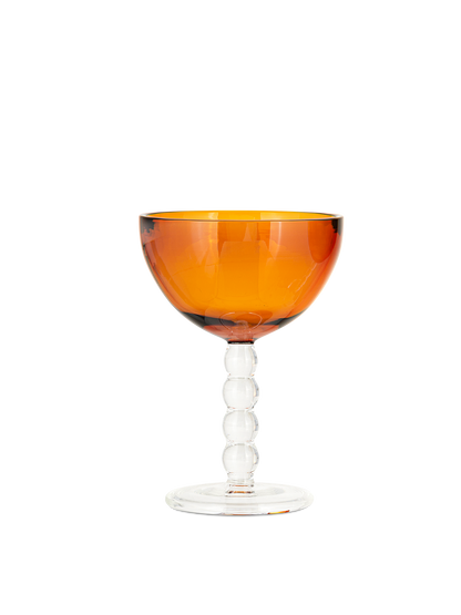 Thimma Coupe Glass Amber