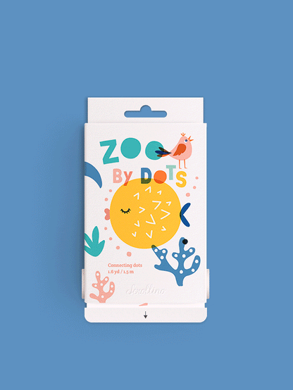 Scrollino Colouring Book &amp; Dot To Dot Games - Zoo By Dots