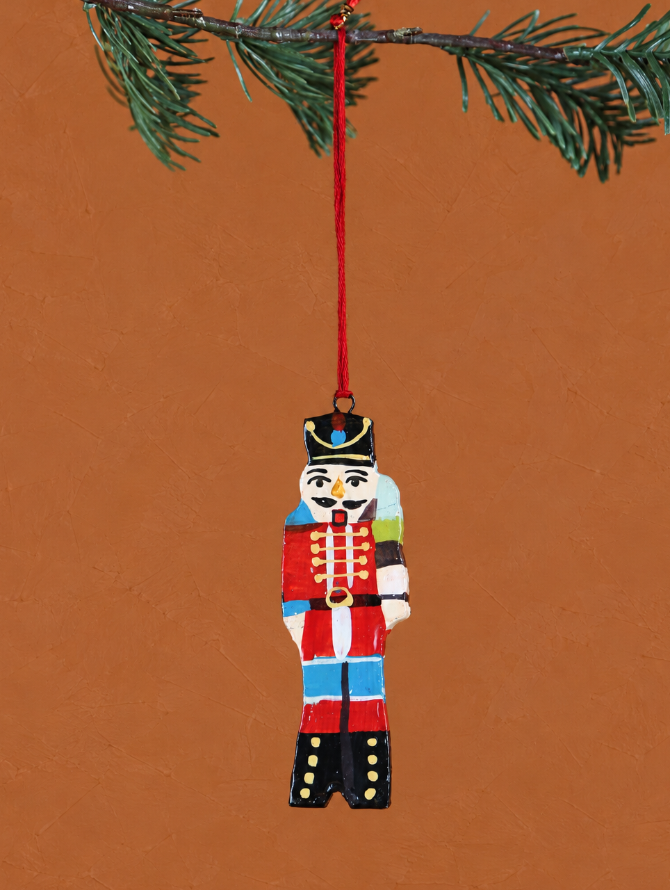 Hand Painted Christmas Soldier Ornament
