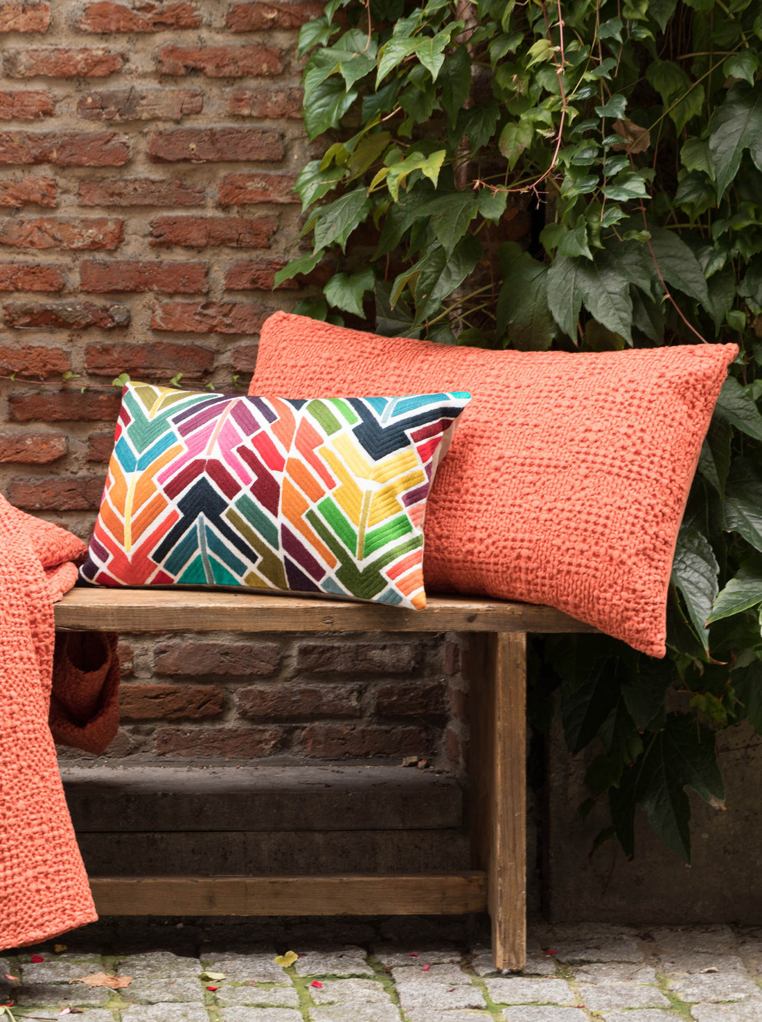 Tana Stonewashed Bed Cushion Marmaladeb