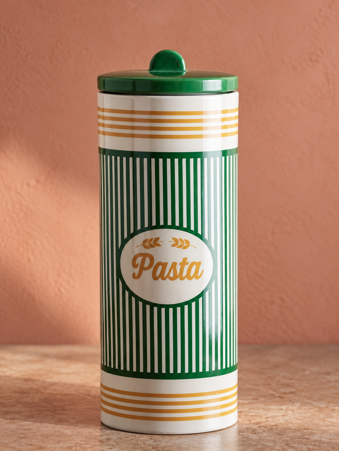 Stefano Tall Ceramic Pasta Jar
