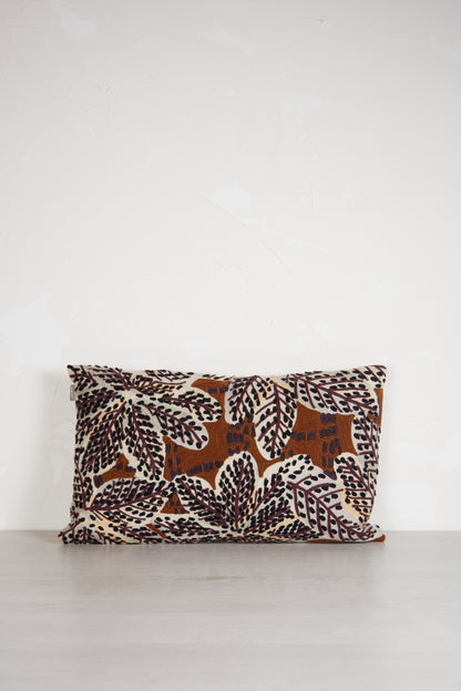 Ariane Embroidered Cushion Cover - Rouille