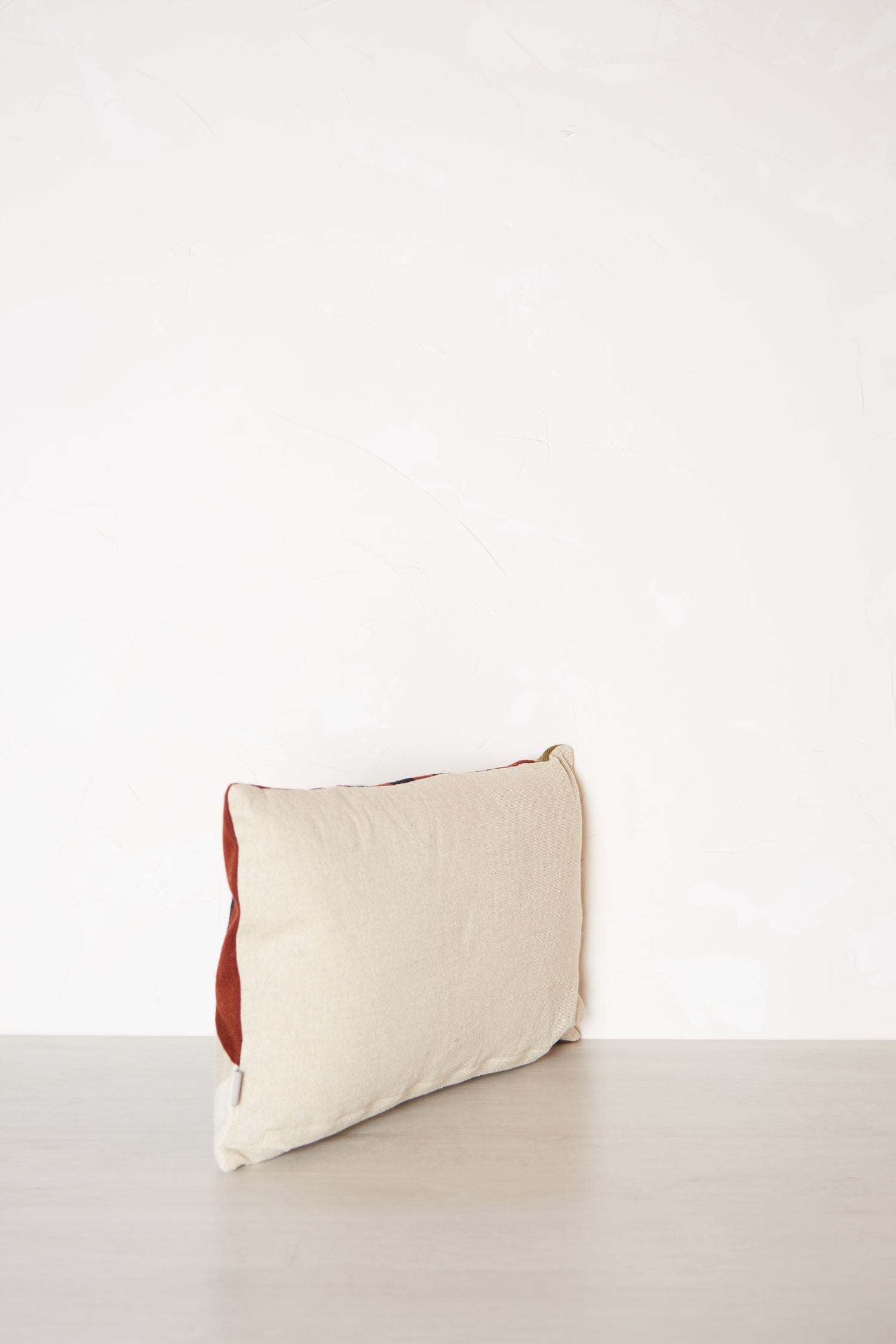 Farel Embroidered Cushion - Geranium -
