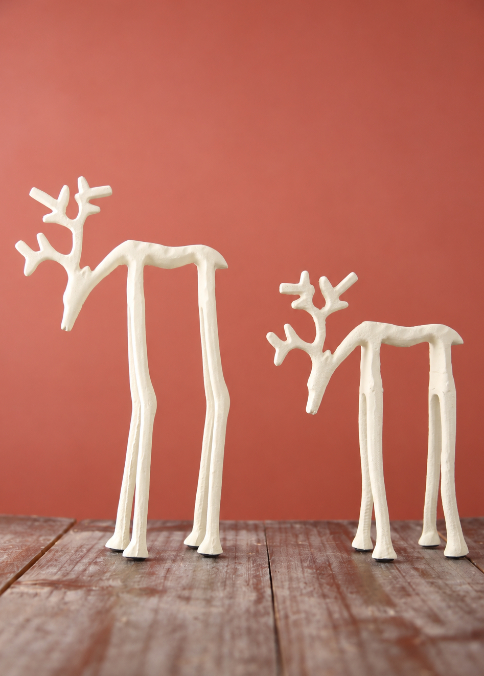 Ornamental deer - white - 2 Sizes Available
