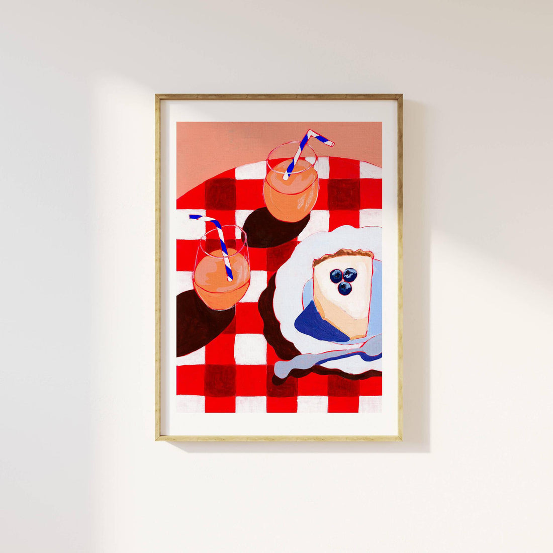 Iced Coffee Date Print