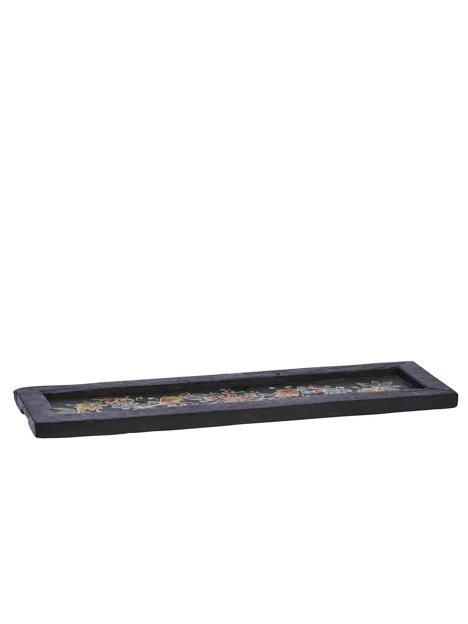 Hand painted recycled wooden tray