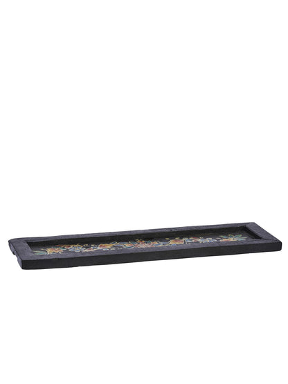 Hand painted recycled wooden tray