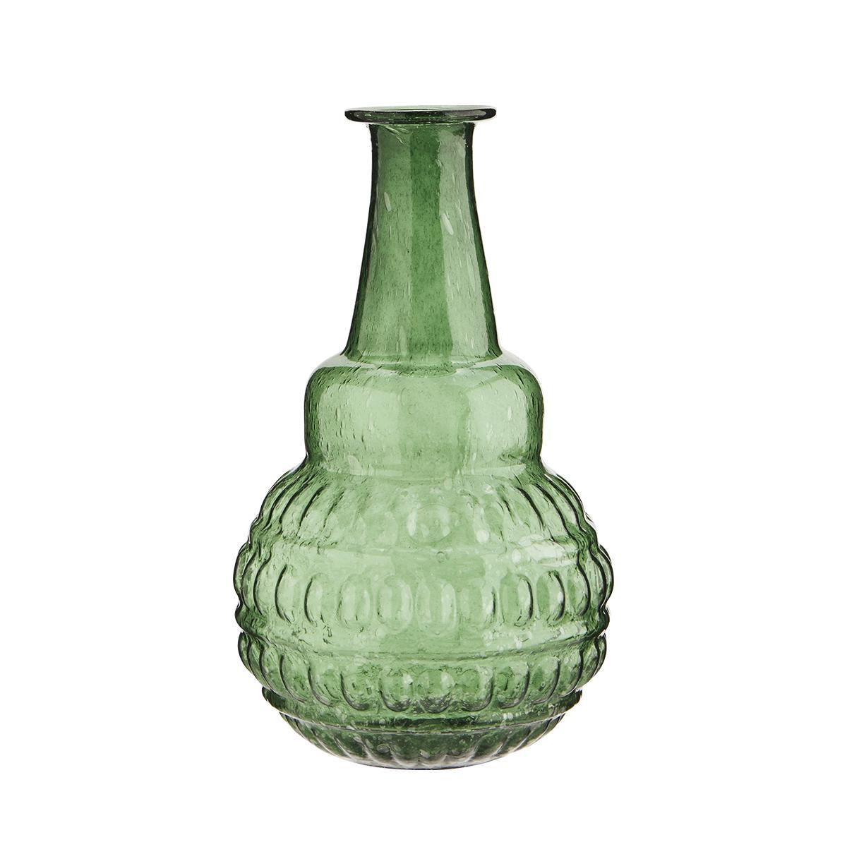 Recycled glass Vase - Green