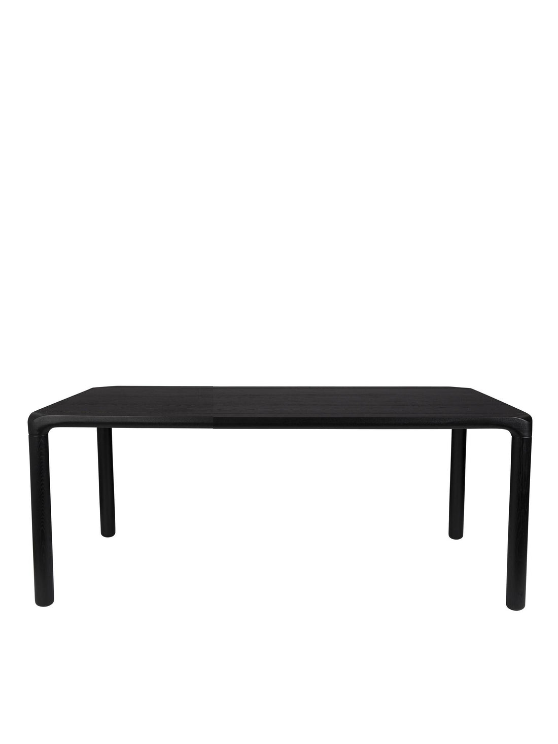 Storm Ash Wooden Dining Table - Black - 3 Sizes Available
