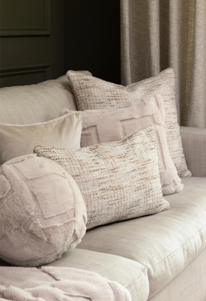 Tovi Geometric Textured Cushion Ball