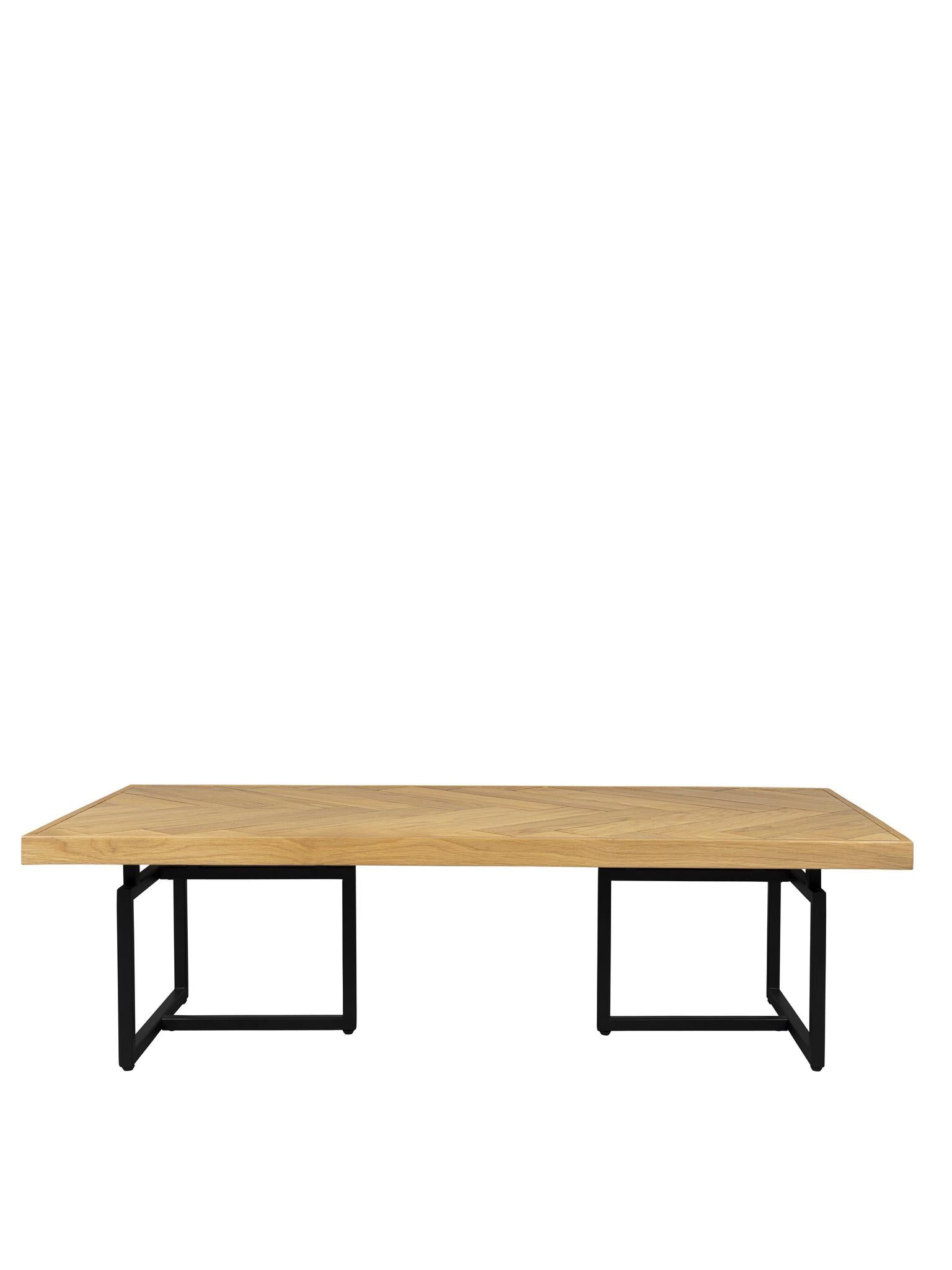 Class Wooden Herringbone Coffee Table - 2 Colours Available