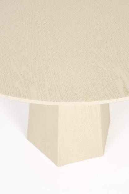 Pilar Round Dining Table - Brown Rice