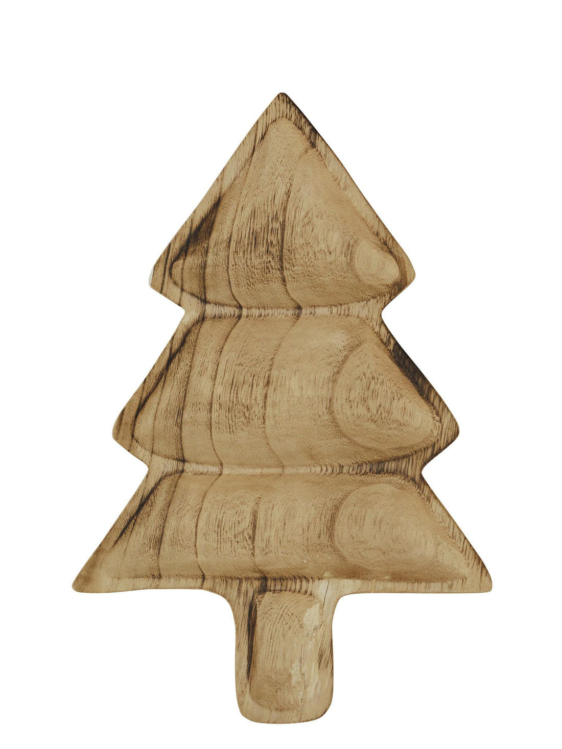 Wooden Christmas Tree Tray