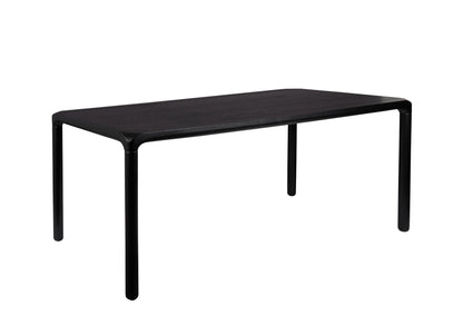 Storm Ash Wooden Dining Table - Black - 3 Sizes Available
