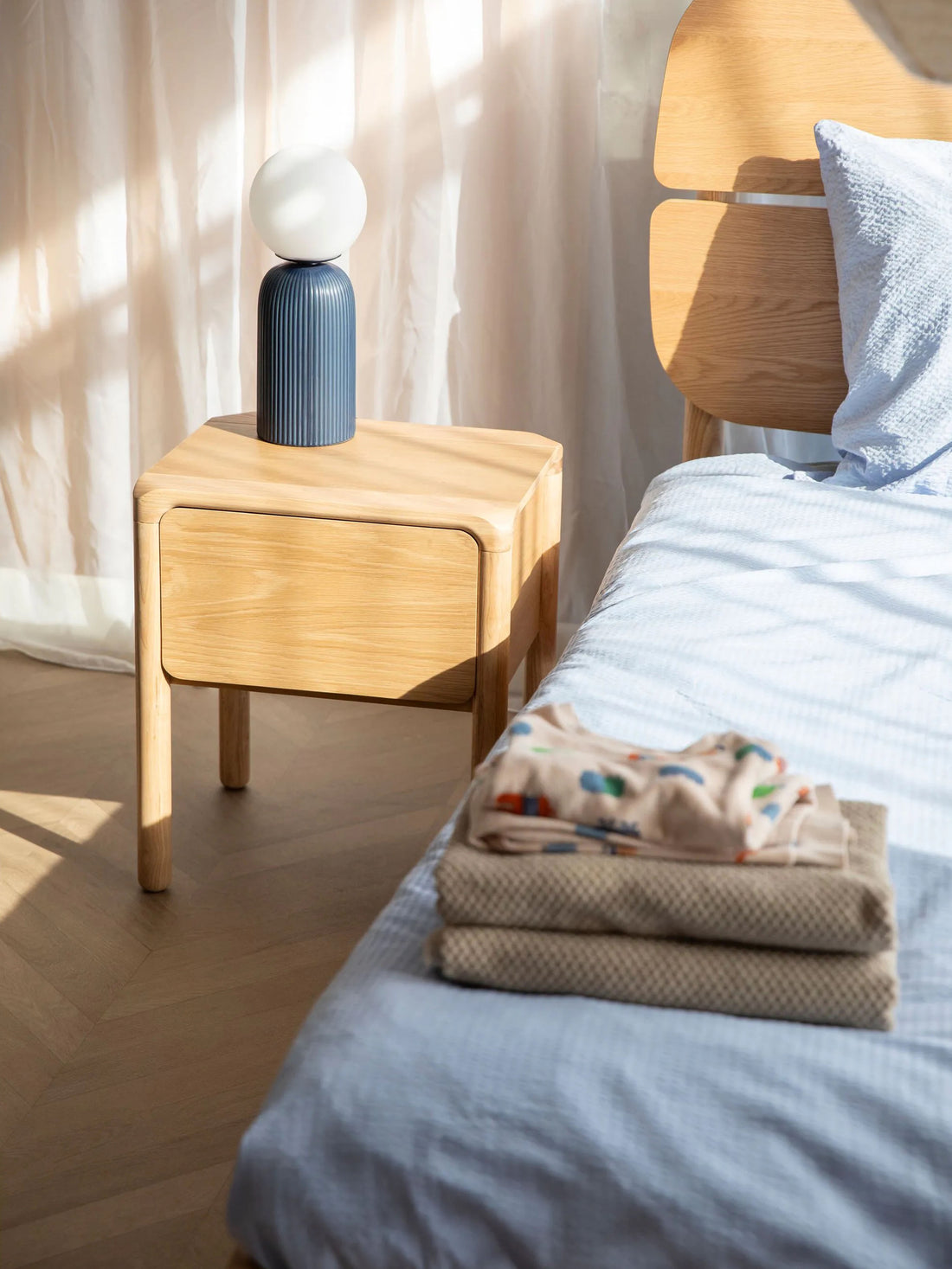 Storm Bedside Table Natural