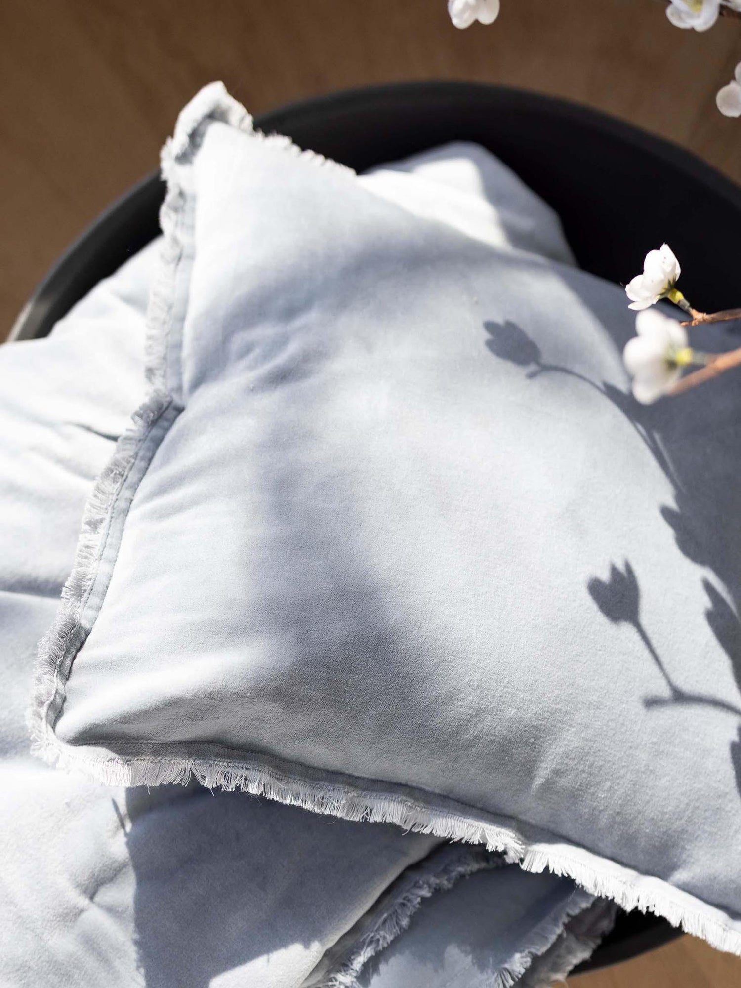 Fara Cushion - Titane - 2 Sizes Available