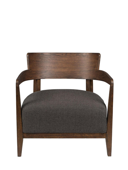 durian solid oak lounge chair