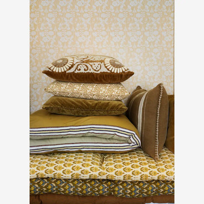 Printed Cotton Mattress - Ochre