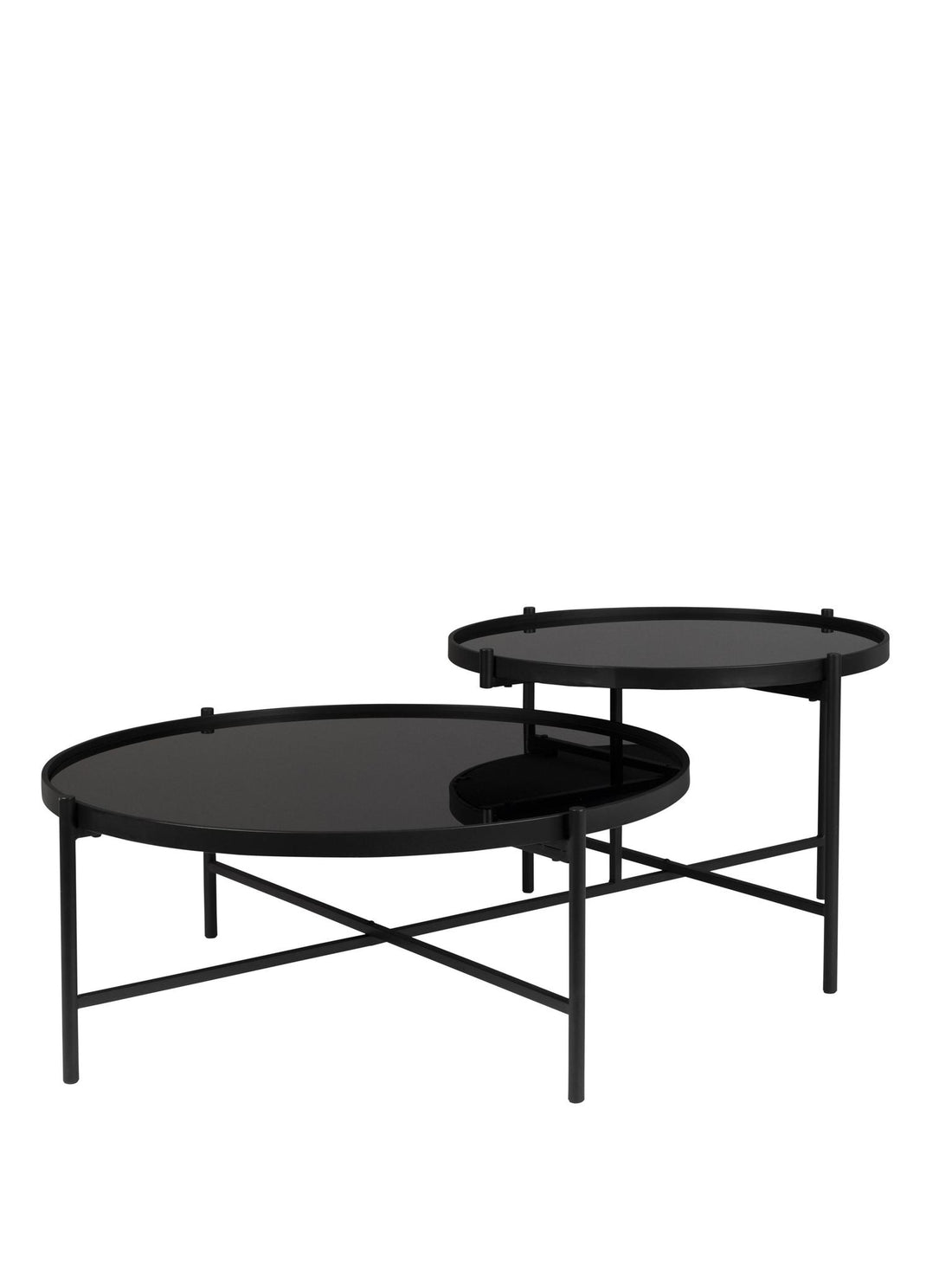 Li Glass &amp; Metal Coffee Table