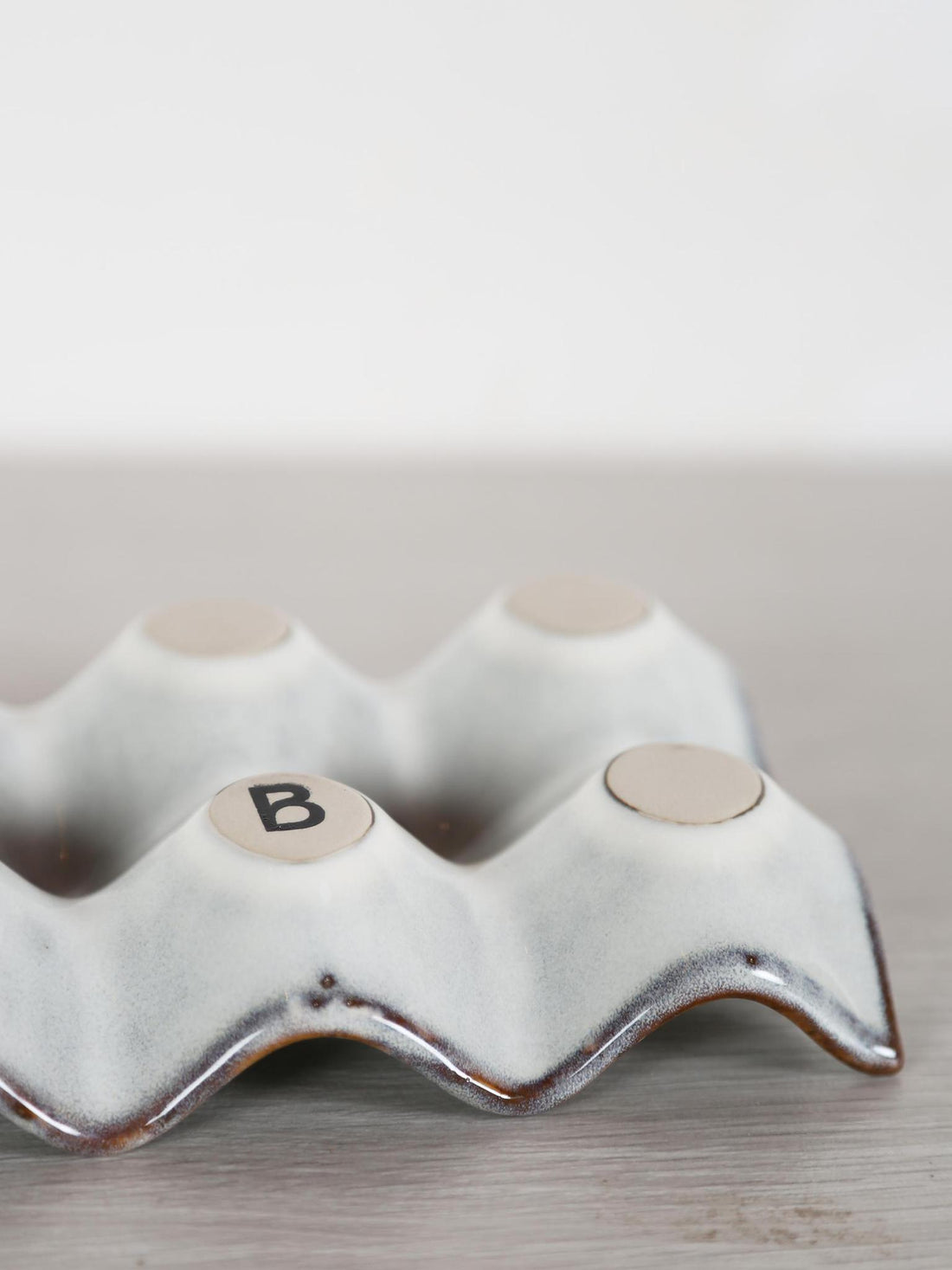 Nordic Sand Stoneware Egg Tray