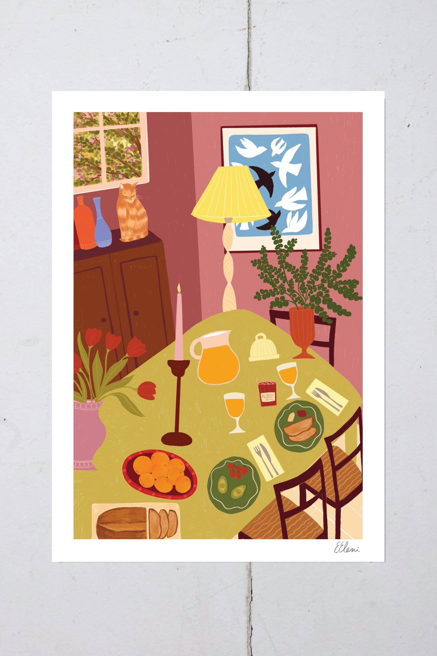 Slow Mornings Art Print | Foodie Wall Art