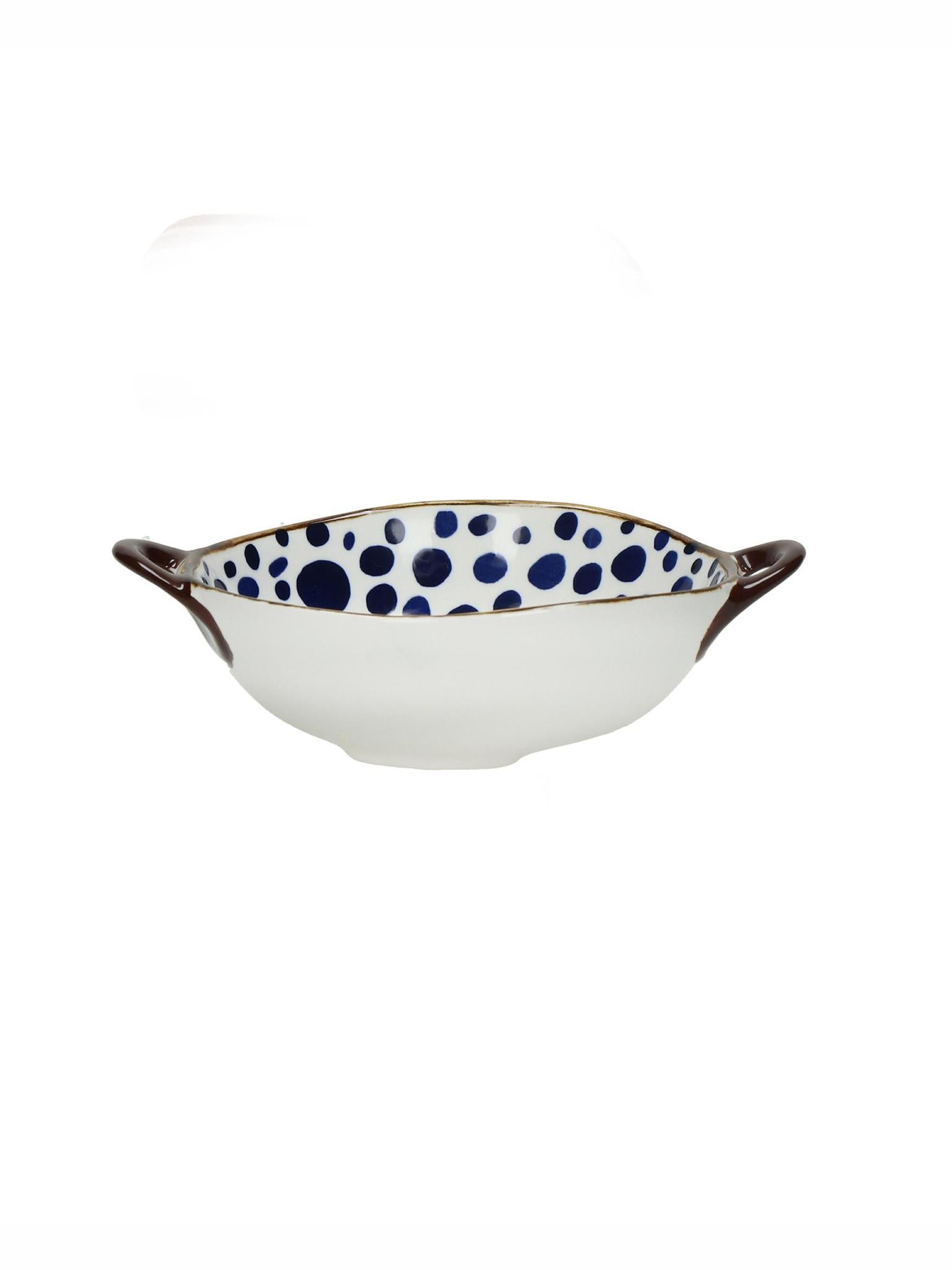 Anafi - oven dish/bowl - porcelain, Blue