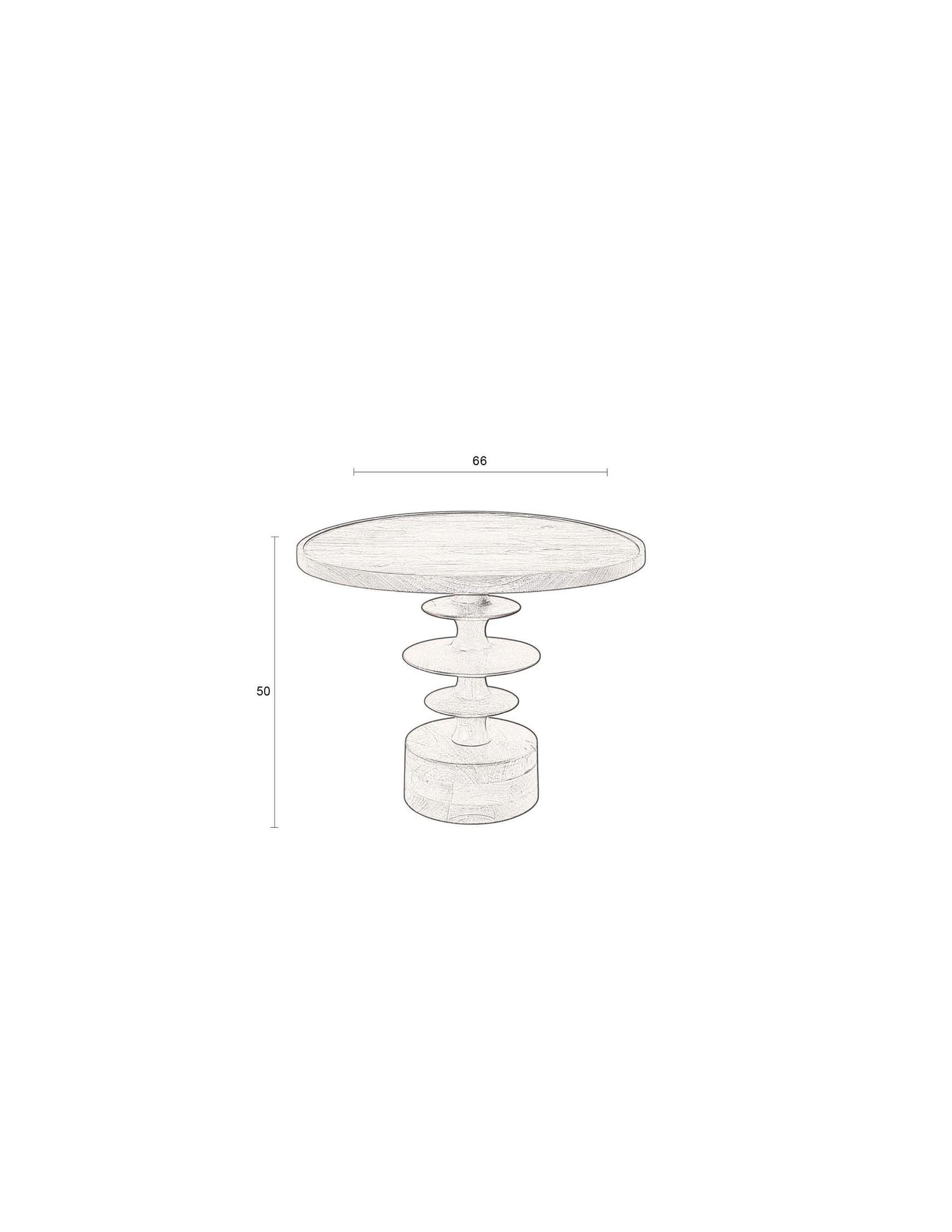Cath Mango Wood Coffee/Side Table - 2 Sizes Available