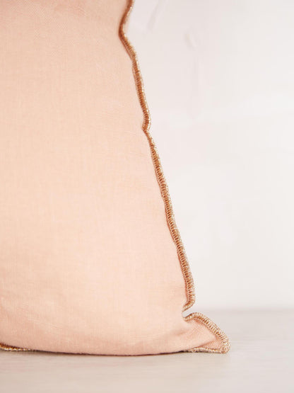Zeff Celeste Linen 45x45cm Cushion - Sugared Plum