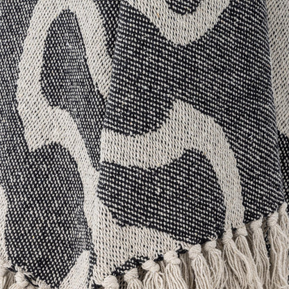 Salobre Recycled Cotton Throw - Black