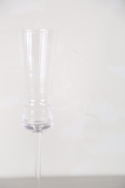 Fluted Champagne Glass - Clear