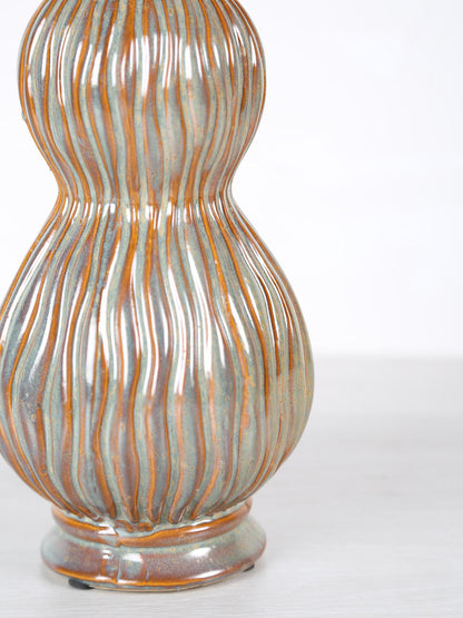 Oswald Blue Ceramic Detailed pot