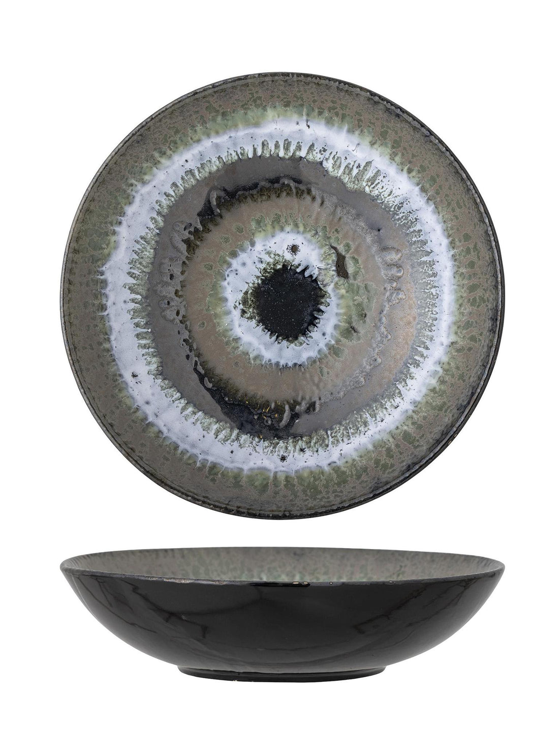 Selim Stoneware Bowl - Black